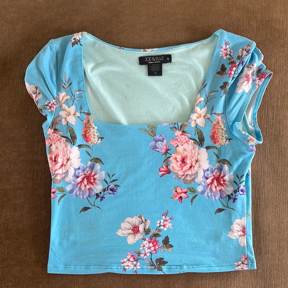 Blue Skirt Set